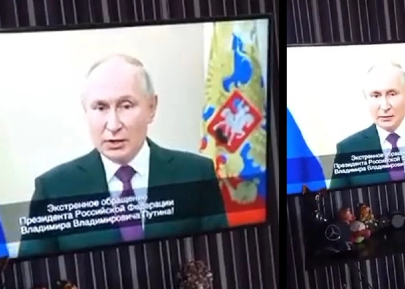 Putinin xalqa saxta müraciətini onun oxşarı çəkibmiş