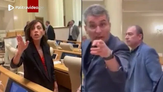 Gürcüstan parlamentində dava düşdü
