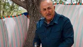 Çavuşoğlunun bu görüntüsü diqqət çəkdi