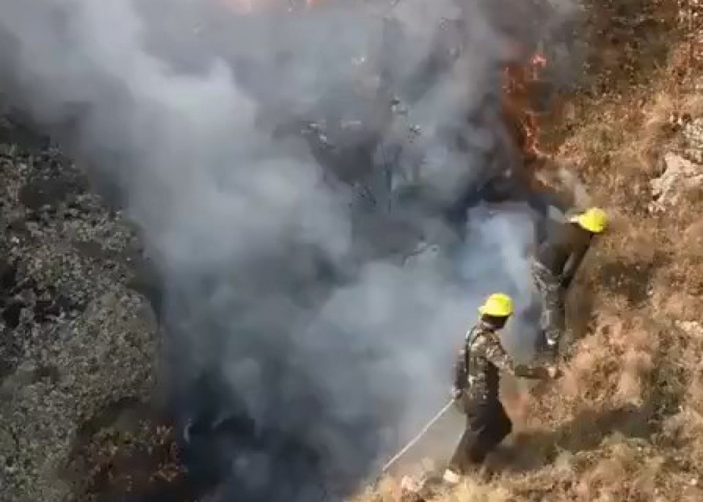 Xocəsəndə açıq ərazidə yanğın