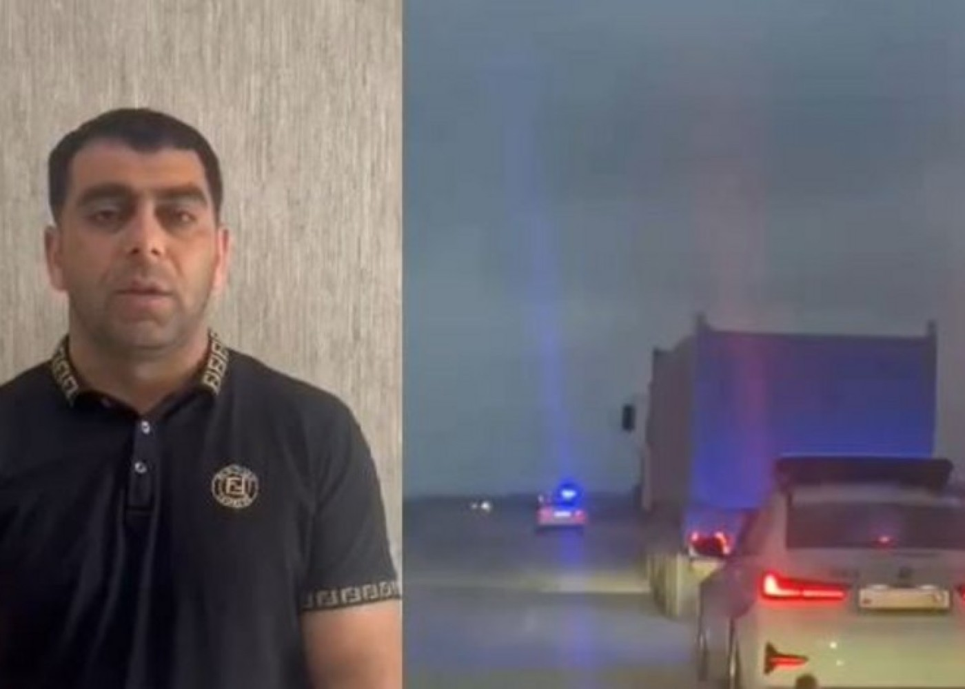 Polisin "saxla" əmrinə tabe olmayan sürücü tutuldu