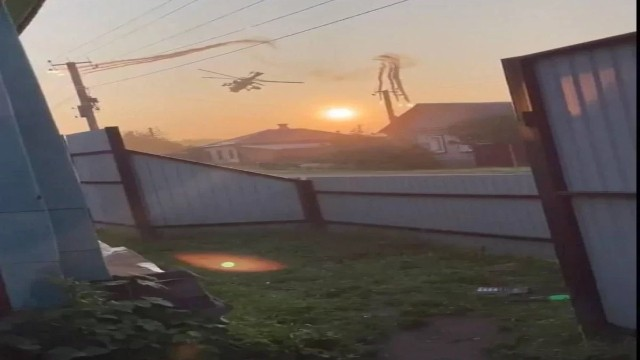 "Vaqner" iki Rusiya helikopterini VURDU