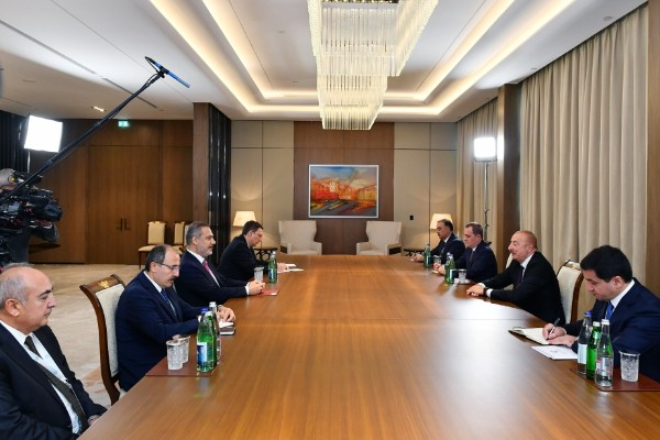 Prezident Hakan Fidanı qəbul etdi