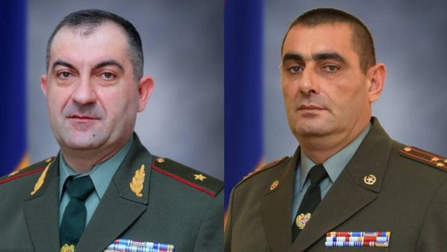 Ermənistanda bu şəxslərə general-mayor rütbəsi verildi