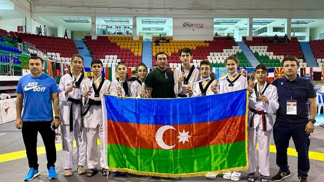 Taekvondoçularımız Türkiyədə 8 medal qazandı - FOTOLAR