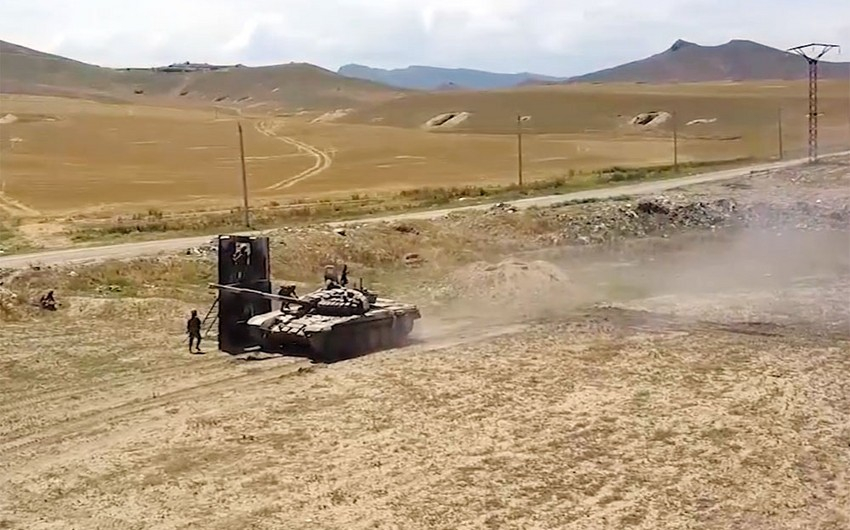 Azərbaycan Ordusunun hərbi hissəsində təlim toplanışı keçirilib