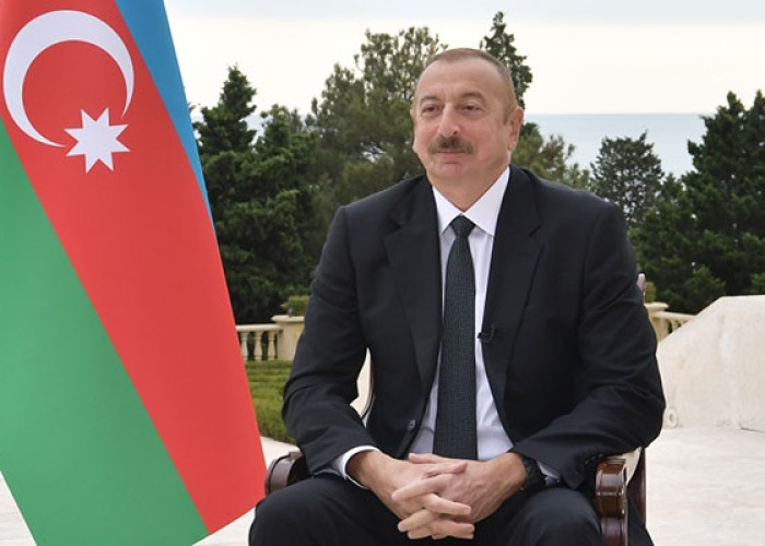 İlham Əliyev TBMM sədrini qəbul edib