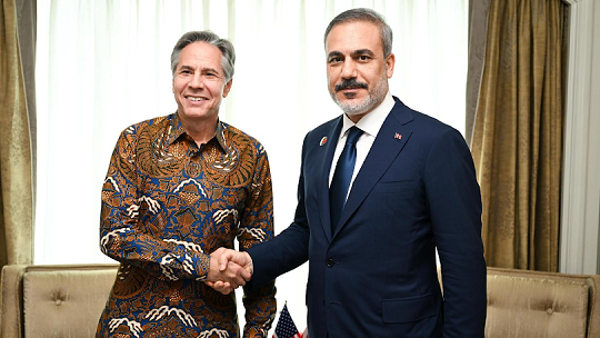 Hakan Fidan Blinkenlə görüşdü