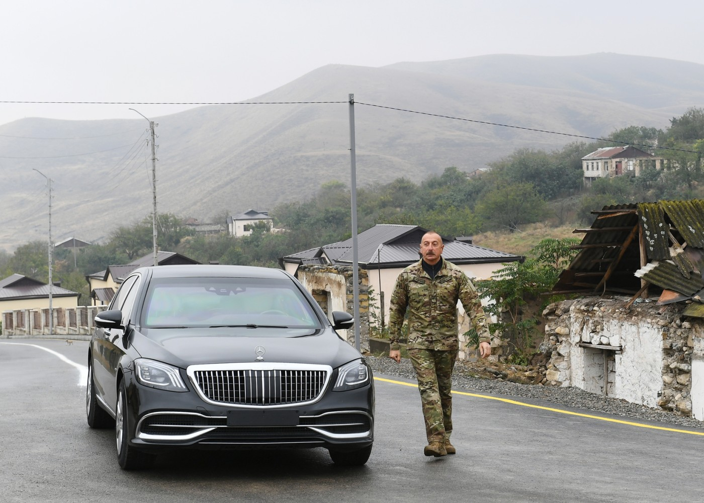 İlham Əliyev Şuşaya getdi