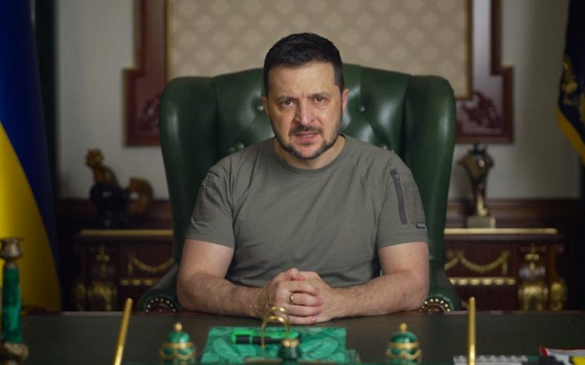 Volodimir Zelenski dünyanı Rusiyanı dayandırmağa çağırıb Ətraflı