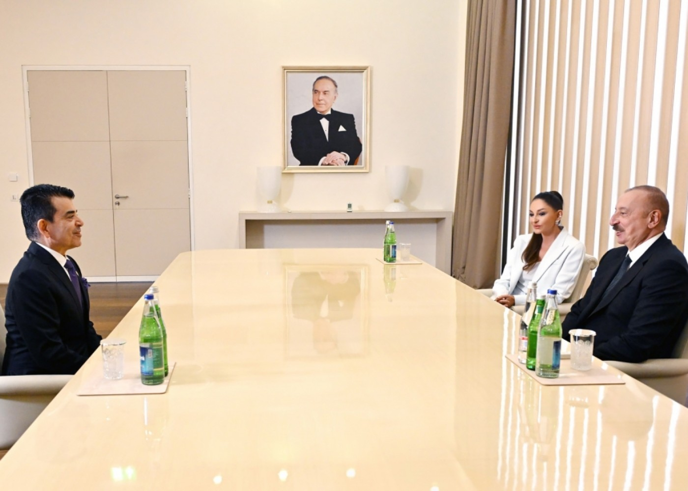 Prezident və birinci xanım ICESCO-nun Baş direktoru ilə görüşüblər - YENİLƏNİB (FOTO)
