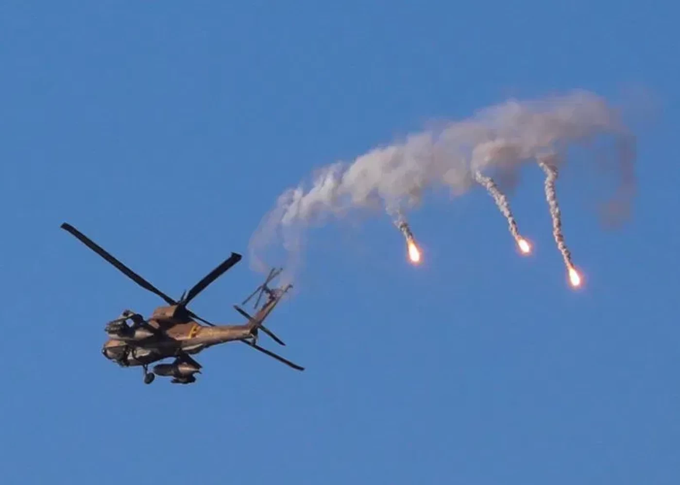 HƏMAS İsrail helikopterini VURDU