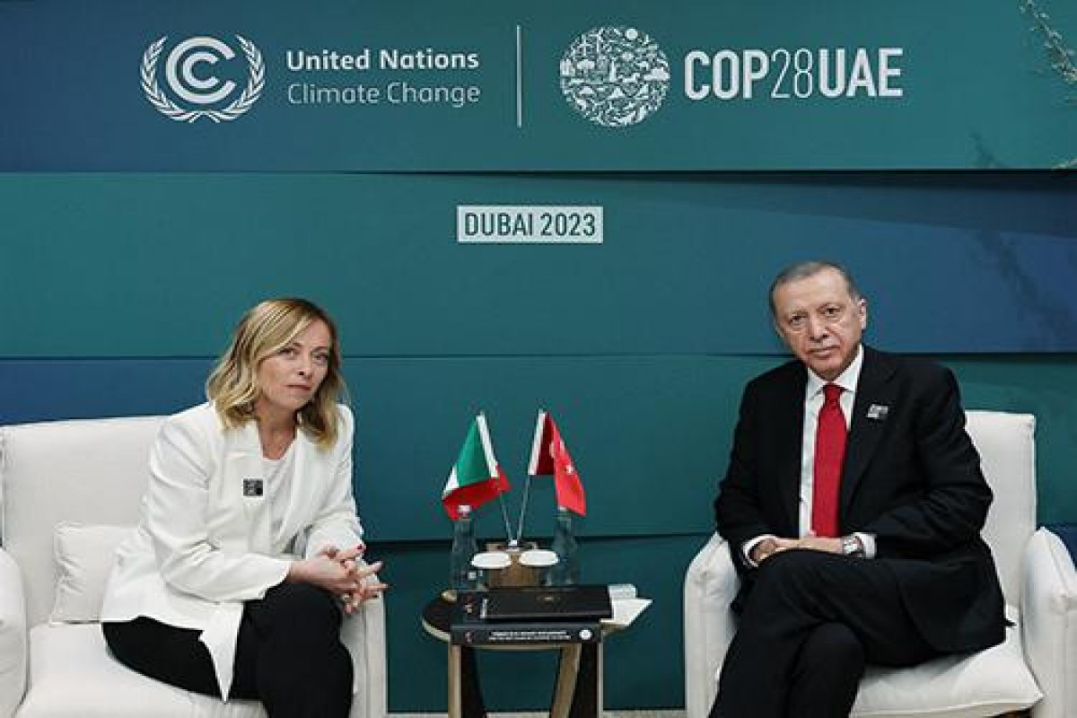 Ərdoğan İtaliyanın Baş naziri ilə görüşüb