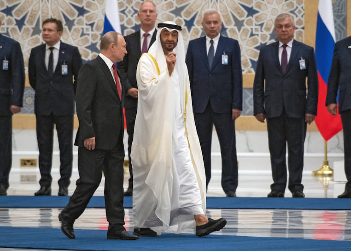 Putin Əbu-Dabidə belə qarşılandı - VİDEO