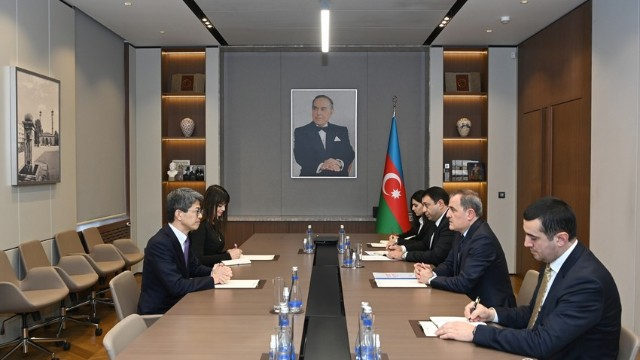 Ceyhun Bayramov Yaponiya səfirini qəbul etdi