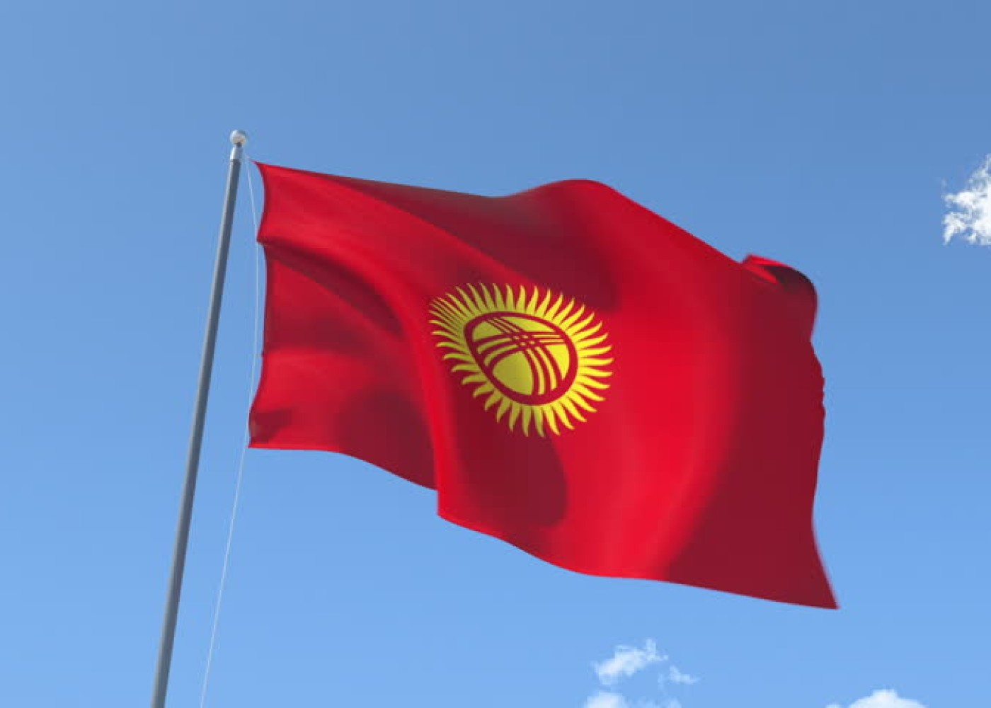 Qırğızıstan bayrağına dəyişiklik edildi
