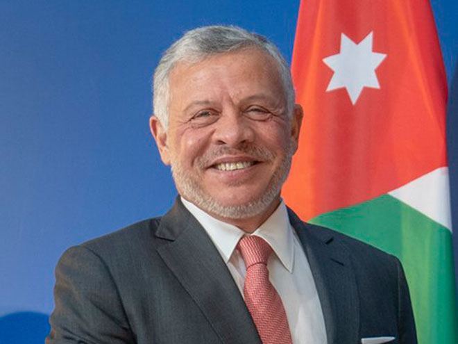 İordaniya Kralı Prezident İlham Əliyevə təbrik ünvanlayıb