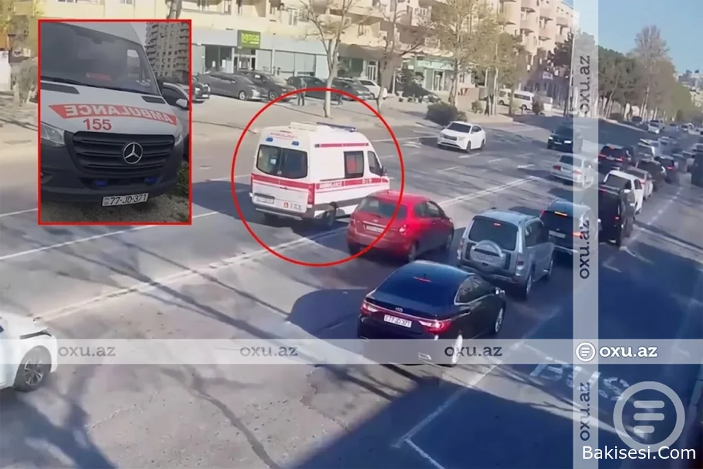 Bakıda təcili yardım sürücüsündən ŞOK ADDIM: Sərxoş və narkotikin təsiri altında... - VİDEO