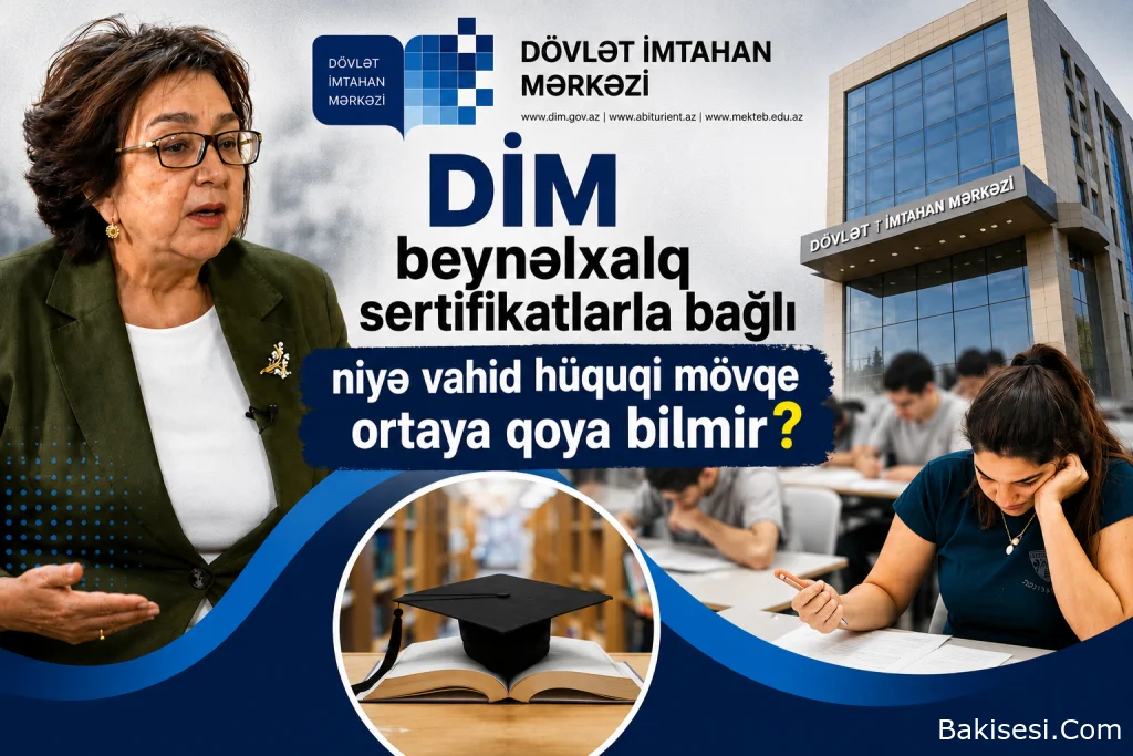 Bir problem, dörd fərqli cavab: DİM beynəlxalq sertifikatlarla bağlı niyə vahid hüquqi mövqe ortaya qoya bilmir?