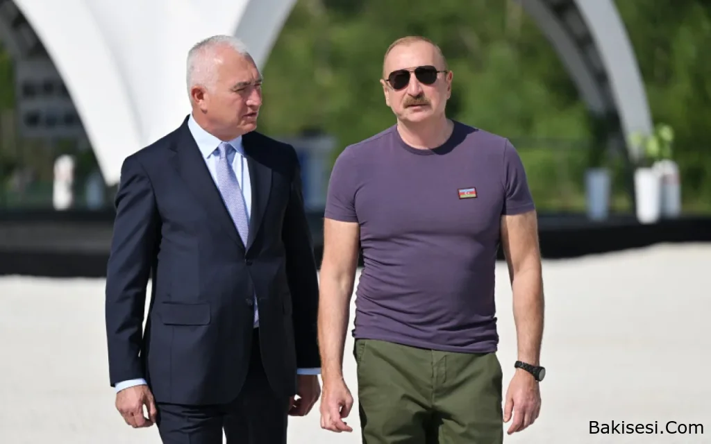 Prezident Laçında “Həkəriçay” su anbarının təməlini qoydu - FOTOLAR
